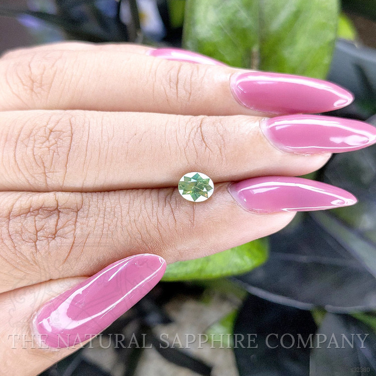 0.99 Ct. Yellowish Green Sapphire from Madagascar