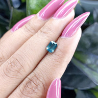 1.01 Ct. Bluish Green Sapphire from Madagascar Life Style