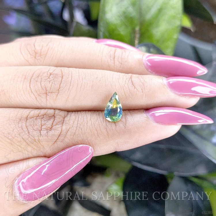 1.41 Ct. Bi Color Sapphire from Ceylon (Sri Lanka)