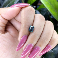 1.51 Ct. Bluish Green Sapphire from Africa Life Style