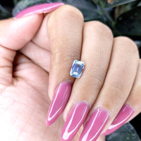 1.42 Ct. Blue Sapphire from Africa Life Style