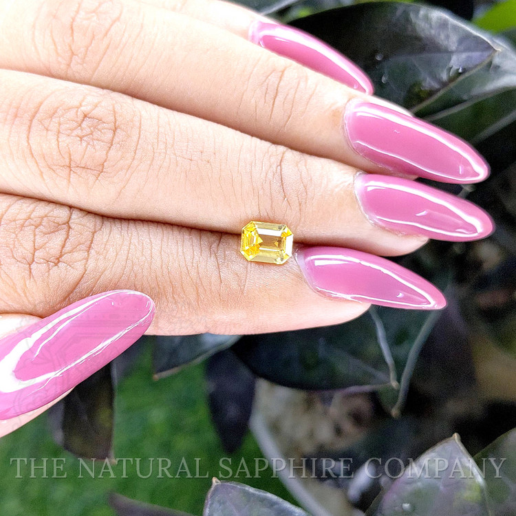 1.05 Ct. Yellow Sapphire from Ceylon (Sri Lanka)