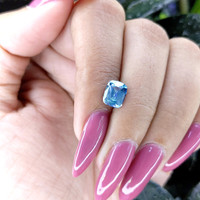 1.83 Ct. Blue Sapphire from Africa Life Style