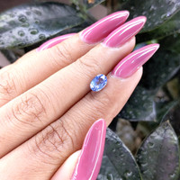 1.08 Ct. Blue Sapphire from Africa Life Style