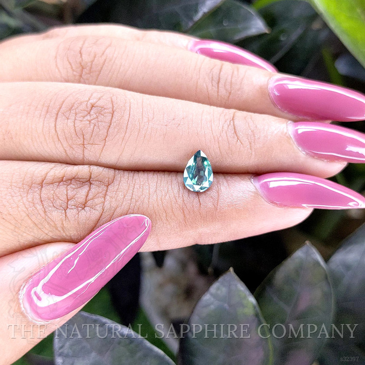 1.02 Ct. Bluish Green Sapphire from Africa