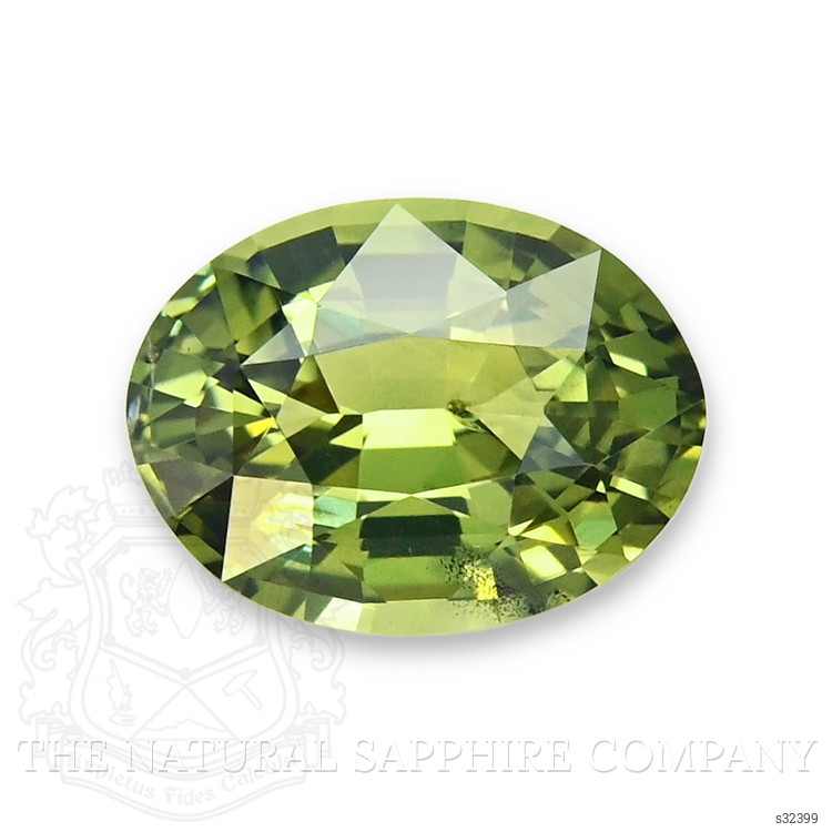 1.03 Ct. Yellowish Green Sapphire from Africa
