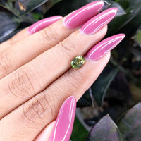 1.03 Ct. Yellowish Green Sapphire from Africa Life Style