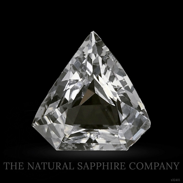 1.30 Ct. White Sapphire from Africa