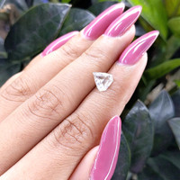 1.30 Ct. White Sapphire from Africa Life Style