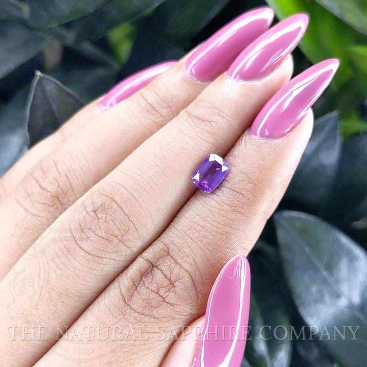 1.09 Ct. Pinkish Purple Sapphire from Tanzania