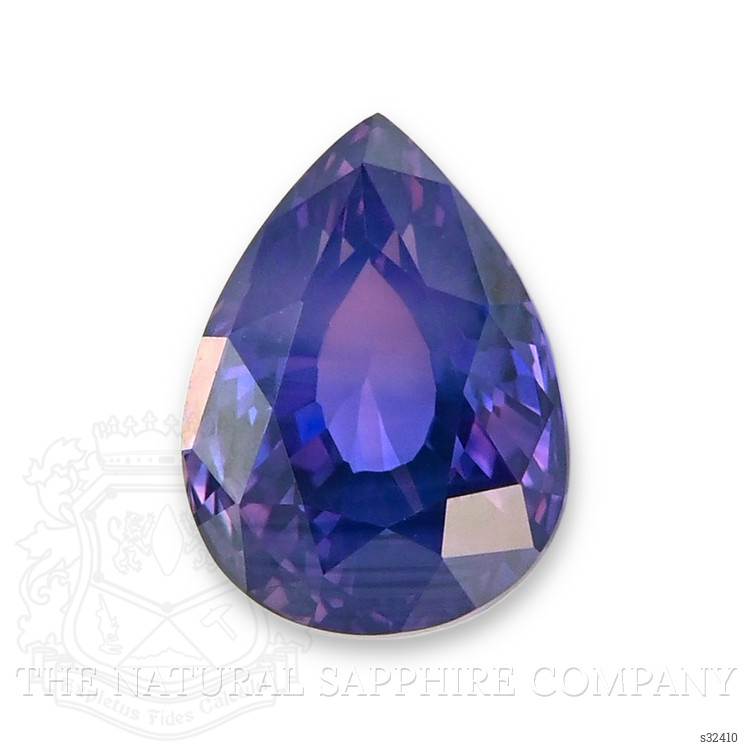 1.30 Ct. Purplish Blue Sapphire from Tanzania
