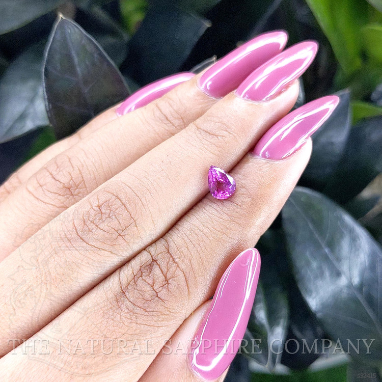 1.05 Ct. Purplish Pink Sapphire from Tanzania