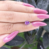 0.70 Ct. Purple Sapphire from Tanzania Life Style