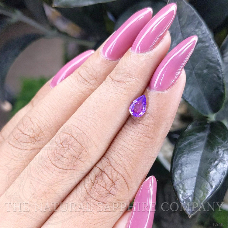 0.70 Ct. Purple Sapphire from Tanzania