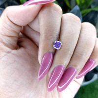0.91 Ct. Purple Sapphire from Tanzania Life Style