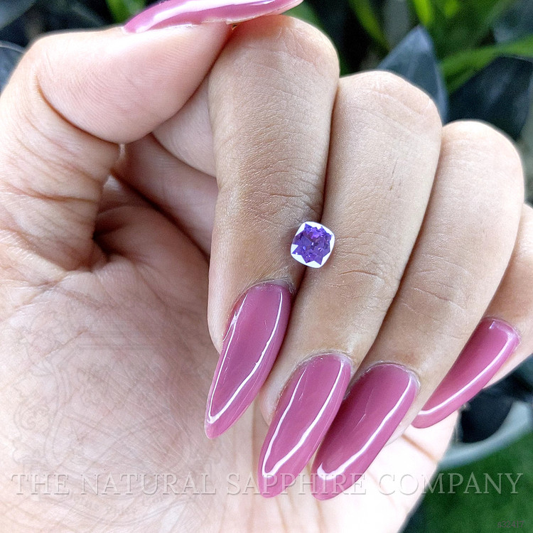 0.91 Ct. Purple Sapphire from Tanzania