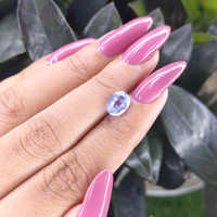 1.87 Ct. Blue Sapphire from Tanzania Life Style