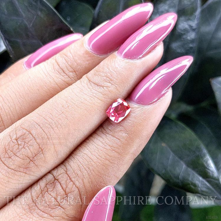 0.86 Ct. Reddish Pink Sapphire from Tanzania