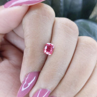 0.86 Ct. Reddish Pink Sapphire from Tanzania Life Style