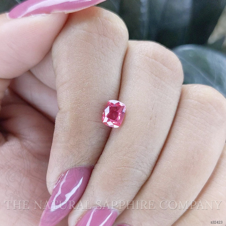 0.86 Ct. Reddish Pink Sapphire from Tanzania