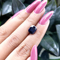 2.72 Ct. Blue Sapphire from Tanzania Life Style