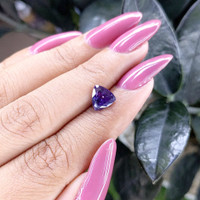 1.60 Ct. Bluish Purple Sapphire from Tanzania Life Style