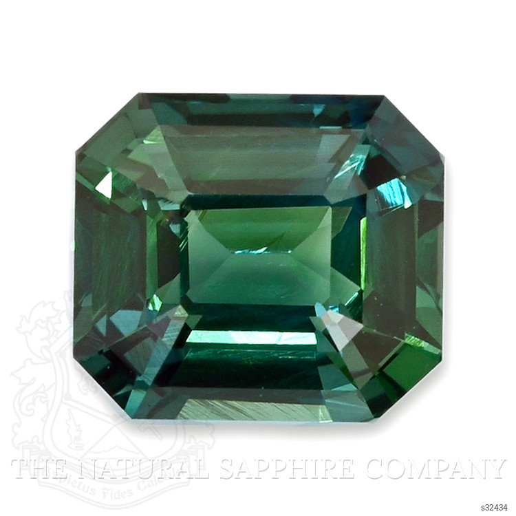 7.02 Ct. Bluish Green Sapphire from Madagascar