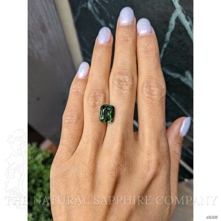6.08 Ct. Green Sapphire from Madagascar