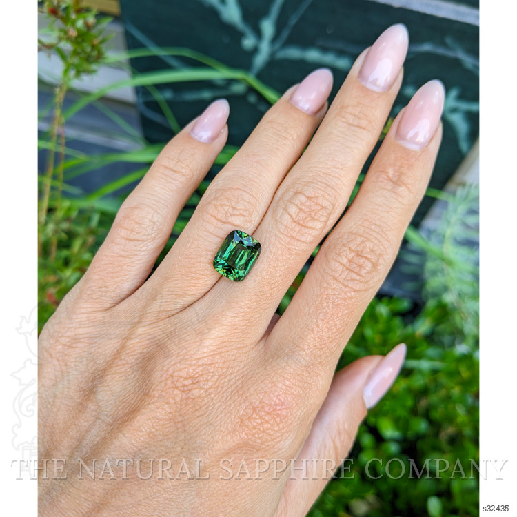 6.08 Ct. Green Sapphire from Madagascar