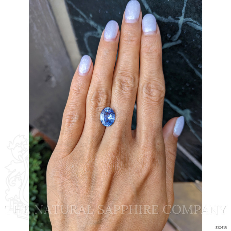 4.24 Ct. Blue Sapphire from Ceylon (Sri Lanka)