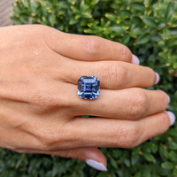 12.11 Ct. Blue Sapphire from Ceylon (Sri Lanka) Life Style