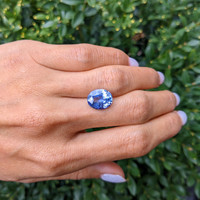 5.59 Ct. Blue Sapphire from Ceylon (Sri Lanka) Life Style