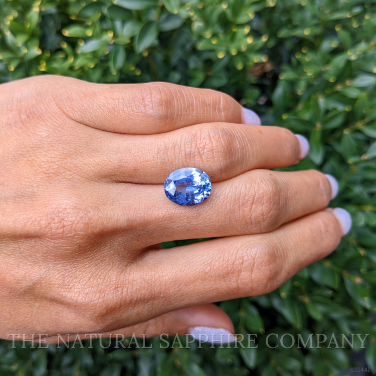 5.59 Ct. Blue Sapphire from Ceylon (Sri Lanka)