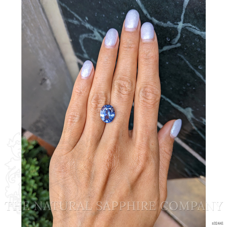 5.59 Ct. Blue Sapphire from Ceylon (Sri Lanka)
