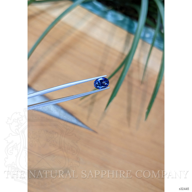 2.08 Ct. Blue Sapphire from Ceylon (Sri Lanka)