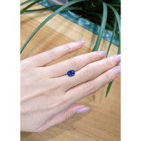2.08 Ct. Blue Sapphire from Ceylon (Sri Lanka) Life Style