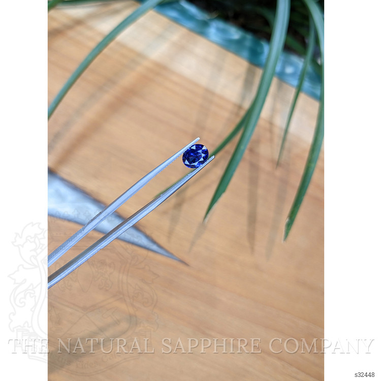 2.02 Ct. Blue Sapphire from Ceylon (Sri Lanka)