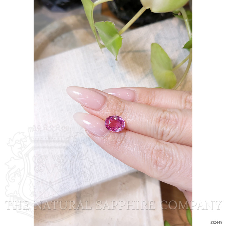 4.03 Ct. Pink Sapphire from Ceylon (Sri Lanka)