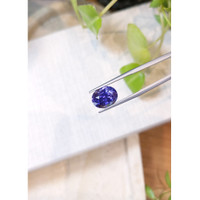 6.24 Ct. Bluish Purple Sapphire from Ceylon (Sri Lanka) Life Style