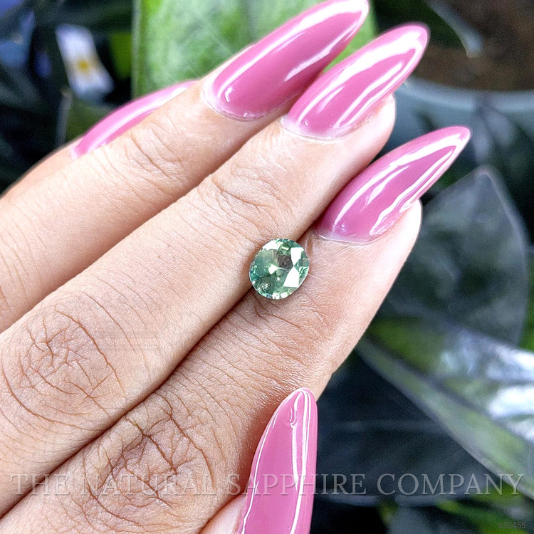 1.13 Ct. Bluish Green Sapphire from Madagascar