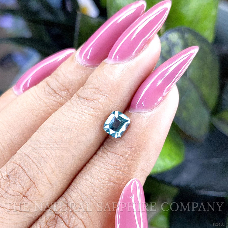 1.14 Ct. Greenish Blue Sapphire from Madagascar