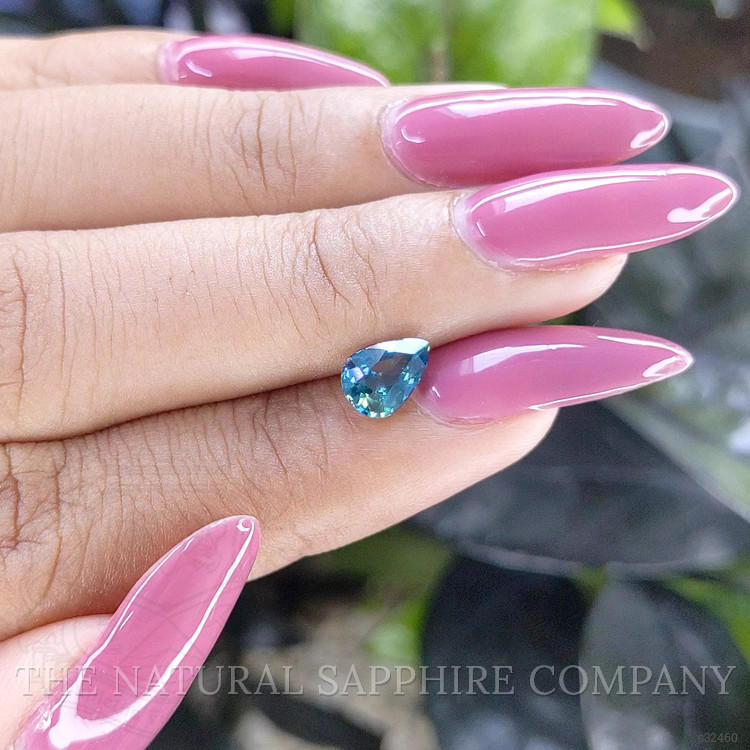 1.03 Ct. Greenish Blue Sapphire from Madagascar