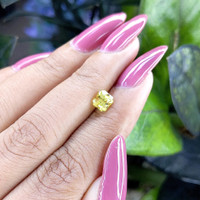 1.11 Ct. Greenish Yellow Sapphire from Madagascar Life Style