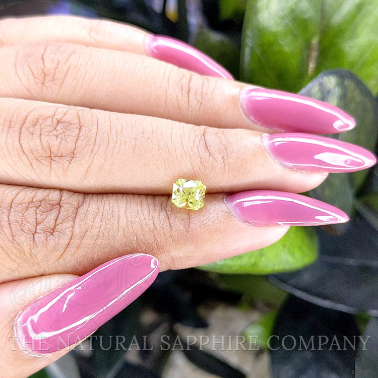 1.11 Ct. Greenish Yellow Sapphire from Madagascar