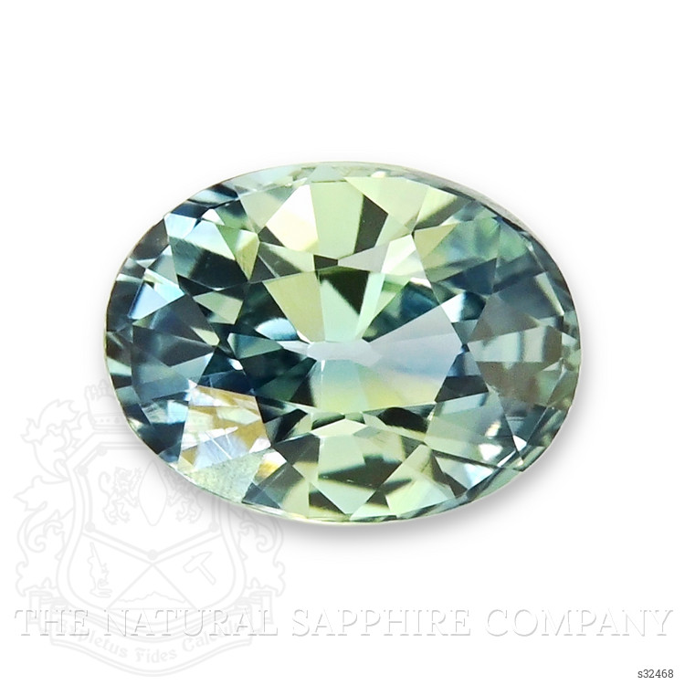 0.89 Ct. Bluish Green Sapphire from Madagascar