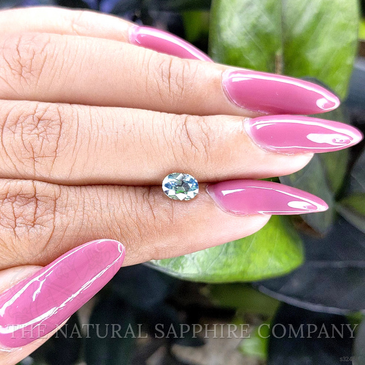 0.89 Ct. Bluish Green Sapphire from Madagascar