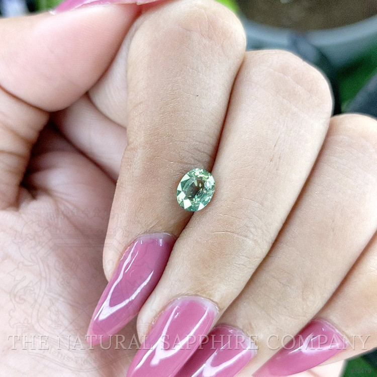 0.99 Ct. Bluish Green Sapphire from Madagascar