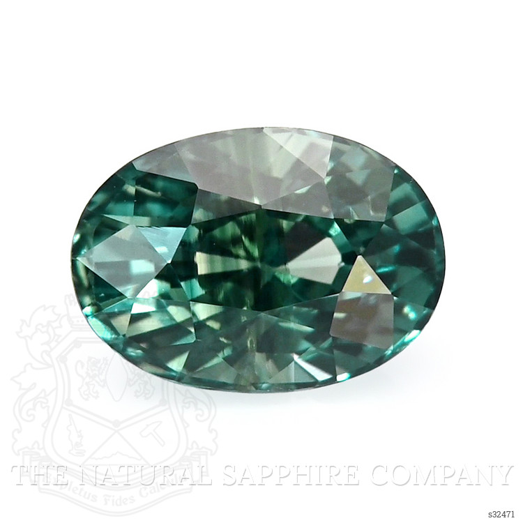 1.00 Ct. Bluish Green Sapphire from Madagascar