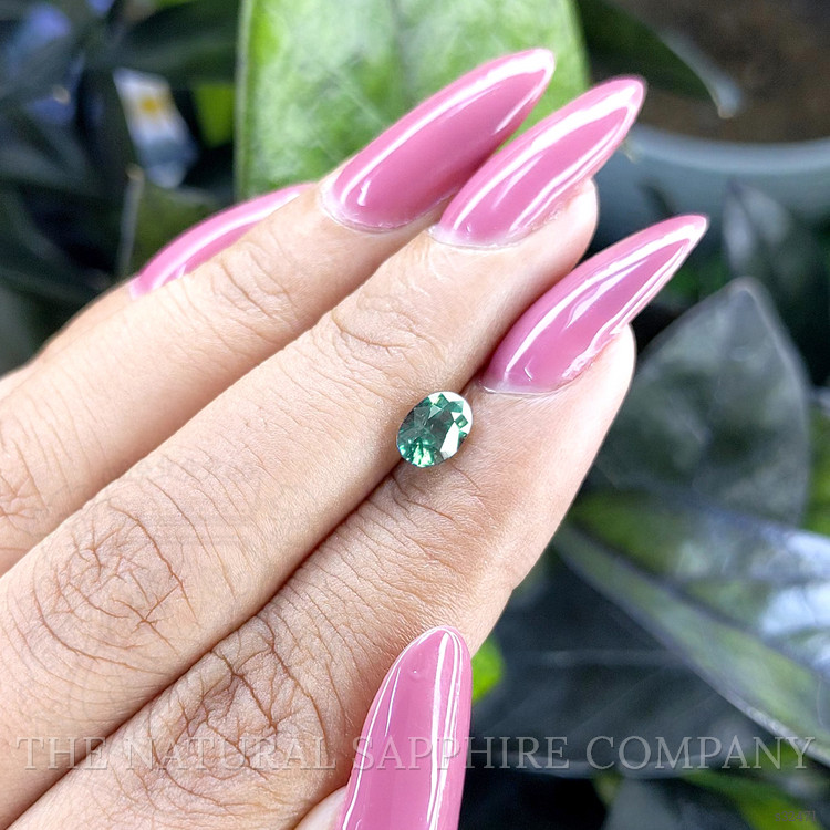 1.00 Ct. Bluish Green Sapphire from Madagascar