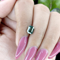 1.52 Ct. Green Sapphire from Madagascar Life Style